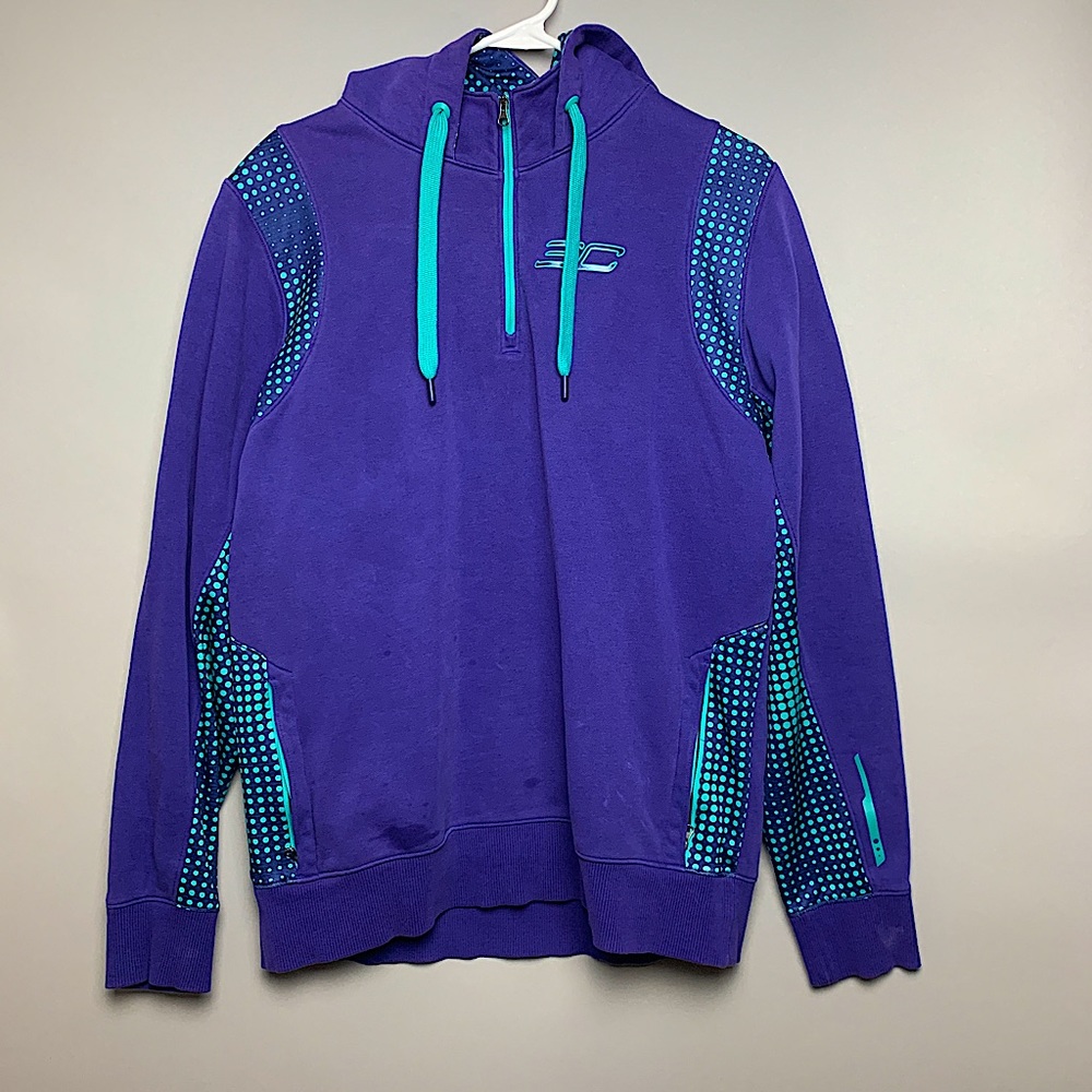 Steph Curry Under Armour Hoodie New Purple Teel